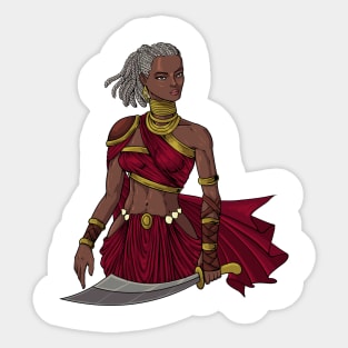 Goddess of the Yoruba religion - Oya Sticker